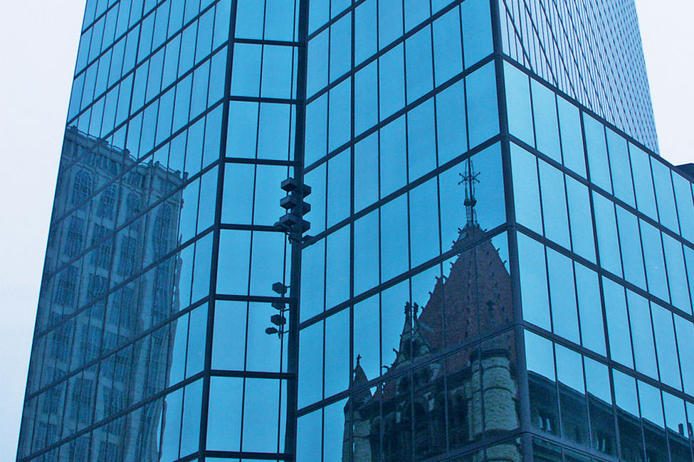 Boston's John Hancock building with Madico window film.