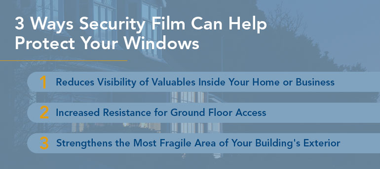 3 Ways Security Film Can Help Protect Your Windows